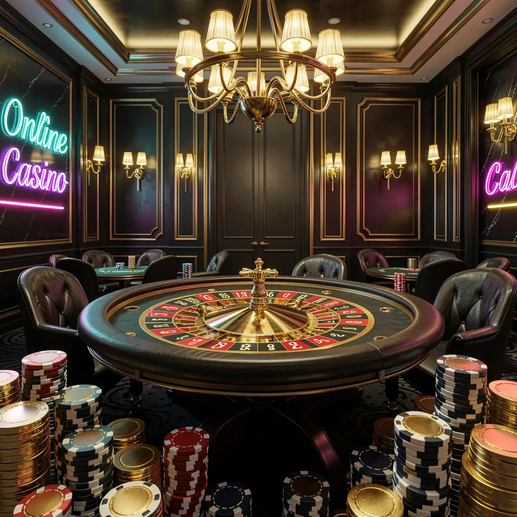 A880c online casino hero banner featuring a luxury casino hall with a roulette table, poker chips, golden coins, and glowing neon lights in a premium black and gold atmosphere A880c online casino hero banner featuring a luxury casino hall with a roulette table, poker chips, golden coins, and glowing neon lights in a premium black and gold atmosphere